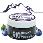 Recipient cu 100 grame de arome pentru narghilea cu gust de afine RIO Rocks by RioTabak Blueberry